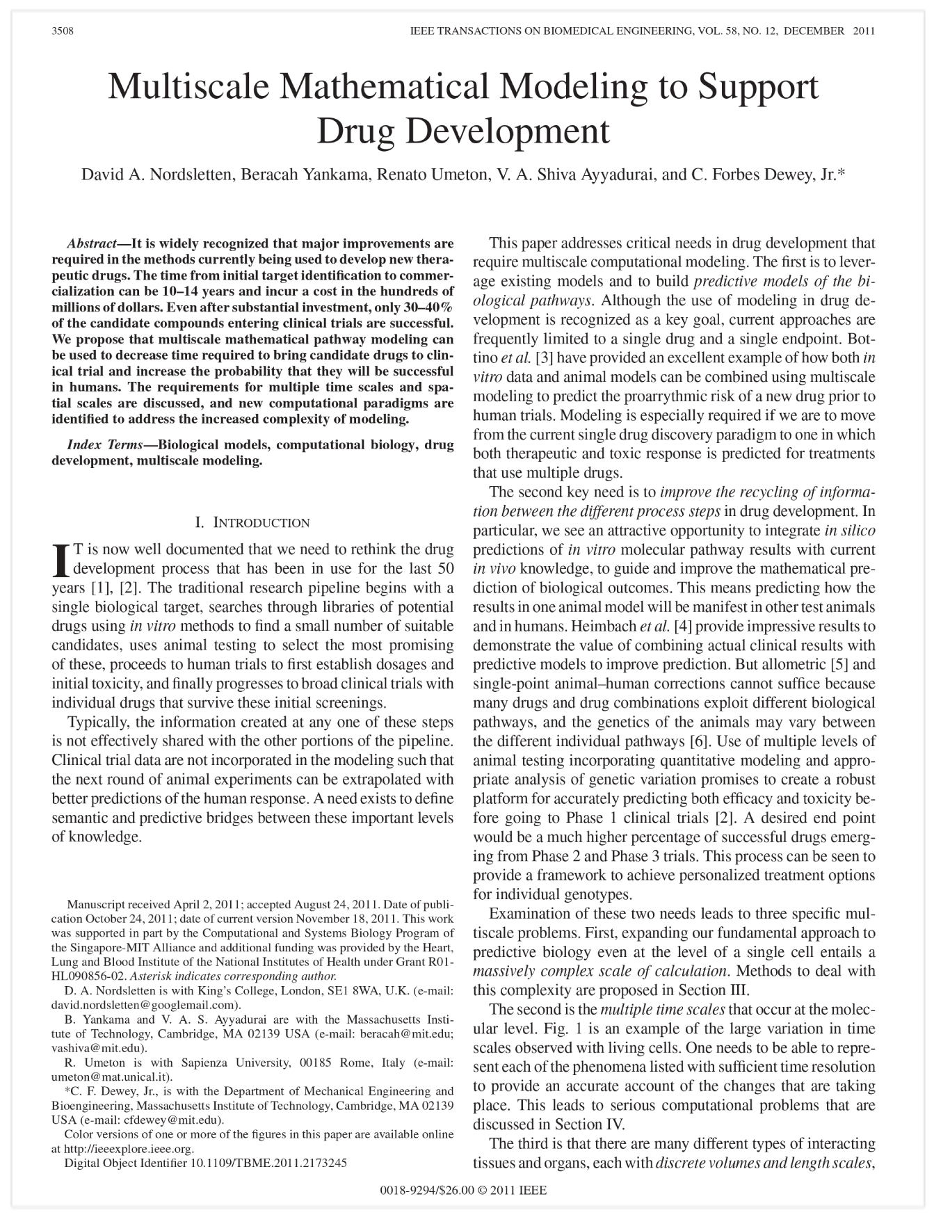 <span style="font-size:12px;">IEEE Transactions On Biomedical Engineering</span></br>2011